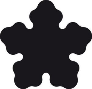 Ozdobná děrovačka, 25 mm, petrklíč