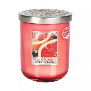 ALBI Velká svíčka "Svěží grep a černý rybíz"