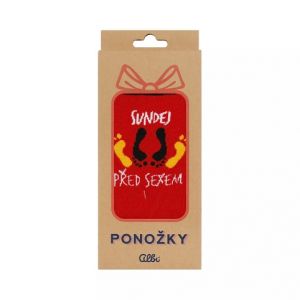 ALBI Ponožky - Sundej před sexem, vel. 39-42