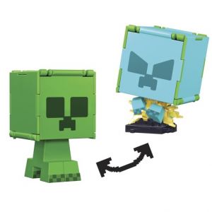 MC FIGURKA 2 V 1 - CREEPER & CHARGED CREEPER