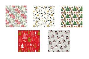 Papír 0,7x10m 60g PAW Vánoční /25/