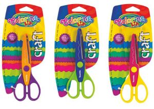 Colorino nůžky CRAFT blister /12/