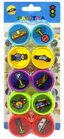 Razítka 10ks doprava