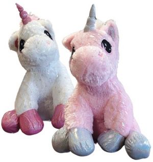 PLYŠÁKOV - Jednorožec sedící 60 cm - 2 druhy