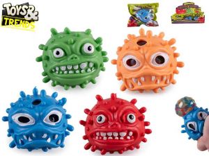 Toys&Trends Brainboooom míček/příšerka 7cm strečová 4barvy v sáčku