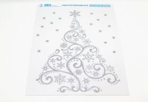 Vánoční okenní dekorace Strom