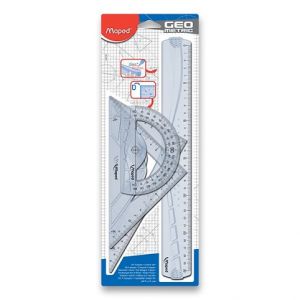 Sada pravítek Maped Geometric Maxi 4-dílný set