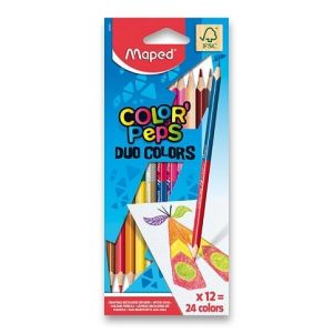 Pastelky Maped Color‚Peps oboustranné Duo 24ks