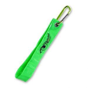 Reflexní přívěsek s karabinou ZELENÝ (Compass)