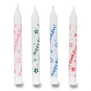 Narozeninové svíčky HAPPY BIRTHDAY 8 ks