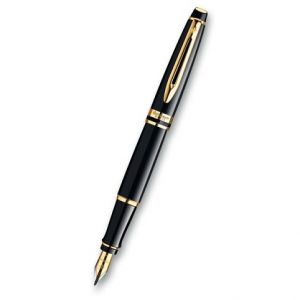 WATERMAN Expert Black Lacquer GT plnicí pero Hrot M (plnící)