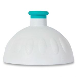 Kompletní víčko Zdravá lahev BÍLÉ-TYRKYSOVÁ ZÁTKA