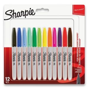 Permanentní popisovač Sharpie Fine sada 12ks