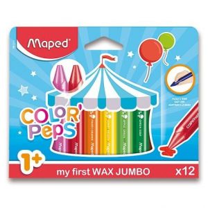 Voskovky trojhranné Maped Color‚Peps Wax Jumbo 12ks