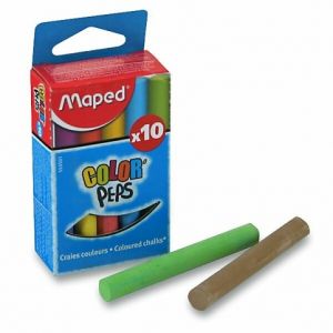 Křídy Maped barevné, 10 kusů