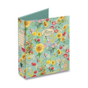 Pákový pořadač Pigna Nature Flowers A4, 80 mm, mix motivů