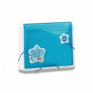 Aktovka na dokumenty Poly Rock modrá, A5