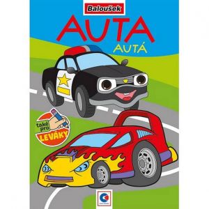 Omalovánka A5 - Auta (omalovánky) / BO436 / Baloušek tisk