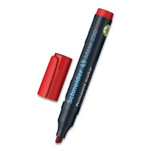 Permanentní popisovač Schneider Maxx 250 ČERVENÁ