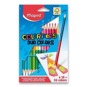Pastelky Maped Color‚Peps oboustranné Duo 36ks