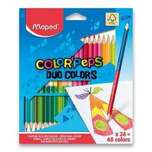 Pastelky Maped Color‚Peps oboustranné Duo 48ks