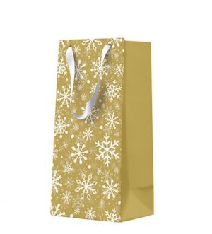 Vánoční papírová taška PAW Colorful Christmas Trees narrow DEO