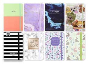 Blok s gumkou A6 80 listů mix č.6 linka