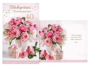 Přání k narozeninám 40 M11-556 H