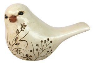 Ptáček z polyresinu na postavení 12,5 x 8,5 x 7 cm