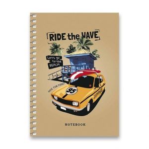 Kroužkový blok Shkolyaryk Holiday A6, čistý, 80 listů, mix motivů