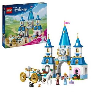 LEGO® - Disney Princess 43275 Popelčin zámek a kočár s koňmi