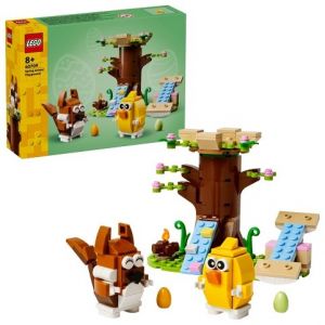 LEGO® Iconic 40709 Jarní hřiště pro zvířátka