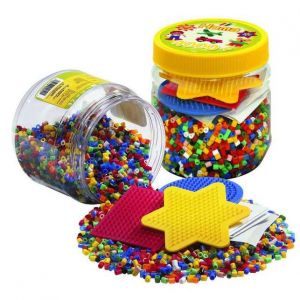 HAMA MIDI Zažehlovací korálky a podložky v tubě 4000ks