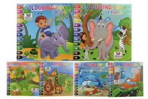 Omalovánky a samolepky