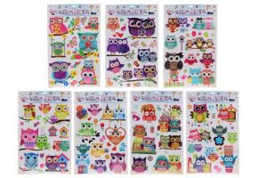 Nástěnná dekorace sovičky