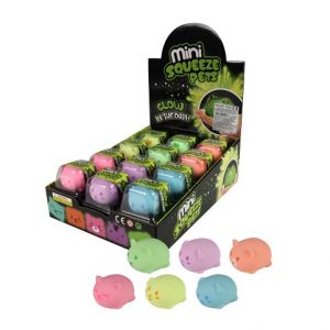 Antistresový míček zvířátko svítící ve tmě