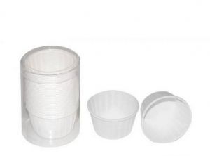 Košíčky cukrářské pevné bílé 25ks (pr. 5cm, v. 4cm)