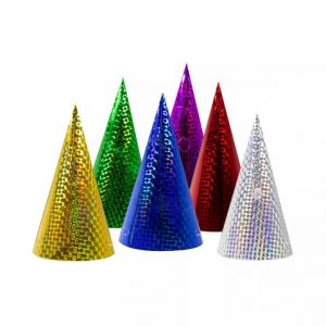 ALBI Čepičky barevné holografické 6 ks