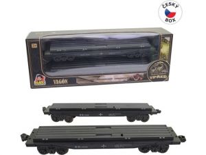 Vagón, plošinový, 25 cm