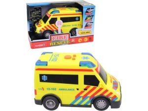 Auto ambulance,světlo, zvuk, 14 x 7 x 6 cm