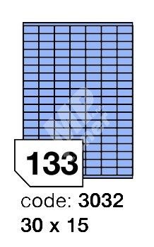 SAM.ETIKETA MODRÁ 30x15/100ks