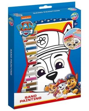 Kreativní set pískové malování Paw Patrol 4 obrazy + 12 písků