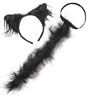 Sada kočka - ocas a uši