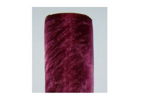 Organza 40cm/10y burgundy dark (40cm-9m-obšitá 40 cm/9m)