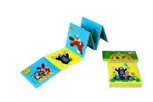 Rozkládací knížka Krtek plast 12x12cm