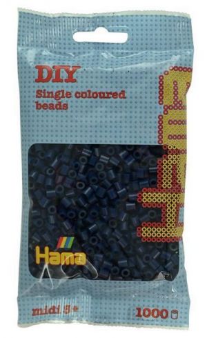 HAMA MIDI Zažehlovací korálky půlnoční modř 1000ks