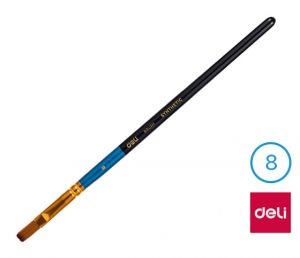 Štětec syntetický plochý č. 8 DELI EC409-8