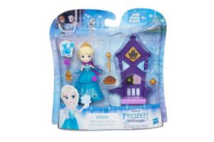 HASBRO Frozen panenka Little Kingdom Elsa & Throne Ledové království