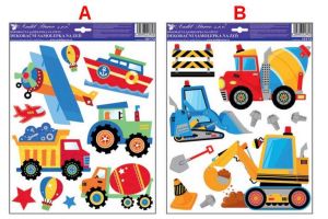 Samolepky na zeď stroje 33 x 29 cm