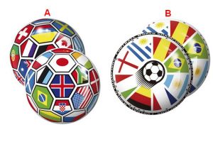 Míč sport 23cm 3 druhy